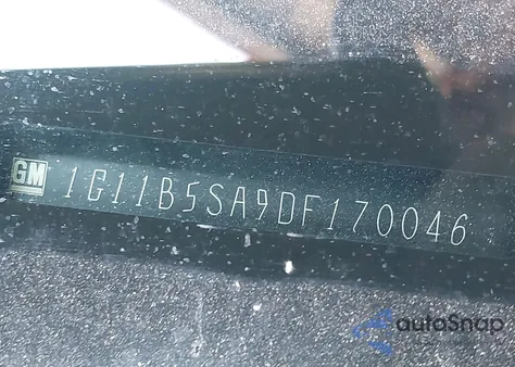 2013 Chevrolet Malibu Ls z USA, uszkodzony, nr VIN 1G11B5SA9DF170046